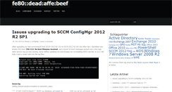 Desktop Screenshot of deadaffebeef.com
